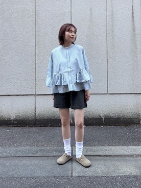 「アイテム（その他アンダーウェア/インナー）」を使った、Rさん（レディース・156cm）の夏コーディネート