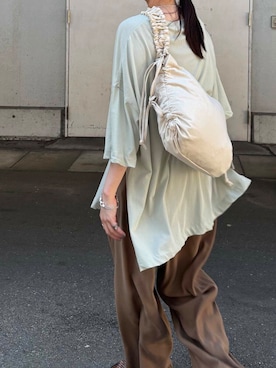 「綺麗めコーデ」｜りなさん（レディース・156cm）の夏コーディネート
