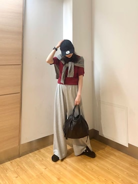 「綺麗めコーデ」｜りなさん（レディース・156cm）の夏コーディネート