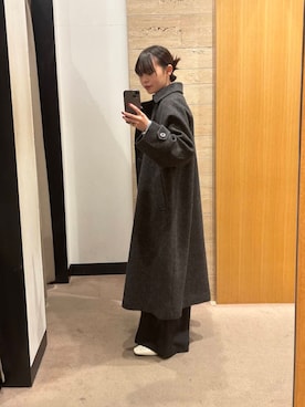 「URBAN RESEARCH（アーバンリサーチ）のアイテム（ストール/ショール）」を使った、Rさん（レディース・156cm）の冬コーディネート