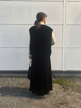 「ゆるピタ×ナチュラル」｜Rさん（レディース・156cm）の冬コーディネート