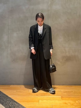 「ゆるピタ×ナチュラル」｜Rさん（レディース・156cm）の冬コーディネート