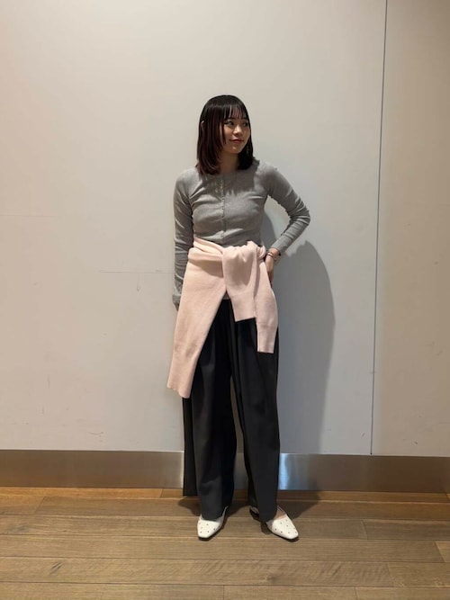 ストレッチタックイージーワイドパンツ