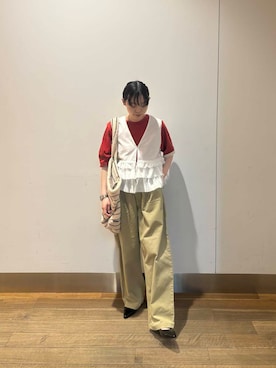 「URBANRESEARCH」｜「アイテム（パンプス）」を使った、りなさん（レディース・156cm）の夏コーディネート