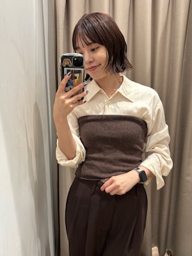 「アイテム（その他トップス）」を使った、Rさん（レディース・156cm）の秋コーディネート