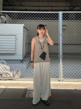 「骨格ナチュラル」｜Rさん（レディース・156cm）の夏コーディネート