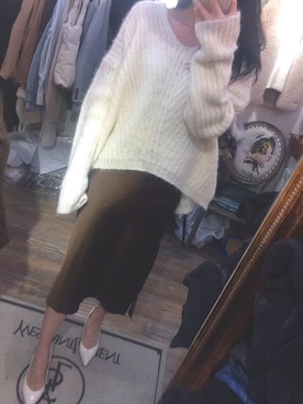 「PRADA（プラダ）のアイテム（パンプス）」を使った、Kwangnyeeさん（レディース・170cm）の秋コーディネート