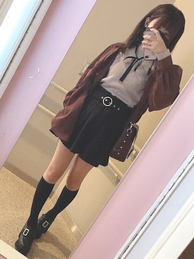 柊木なのさん（レディース・158cm）の秋コーディネート