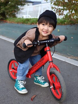 Ｒ兄弟さん（キッズ・100cm）の秋コーディネート