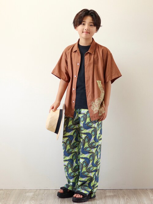 トップス marusma 風を感じるストレッチサッカー スキッパーシャツ（シャツ/ブラウス