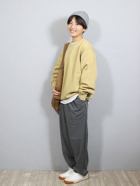 「アイテム（スラックス）」を使った、Ｒ兄弟さん（キッズ・157cm）の冬コーディネート