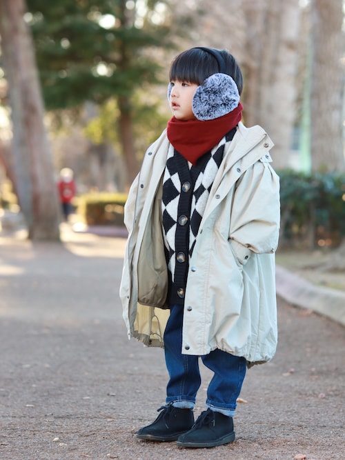 セール】ダイヤガラチュニックカーディガン 256057（カーディガン