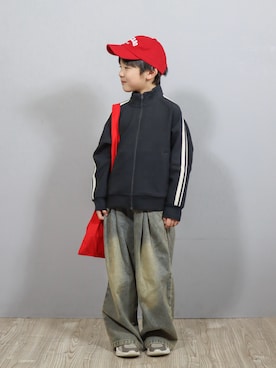 「アイテム（その他アウター）」を使った、Ｒ兄弟さん（キッズ・122cm）の秋コーディネート