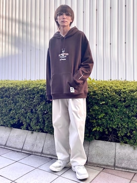 「JUNRED（ジュンレッド）のアイテム（チノパンツ）」を使った、omatsuさん（メンズ・169cm）の秋コーディネート