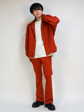 「re_k by JUNRED（レクバイジュンレッド）のアイテム（ブルゾン）」を使った、omatsuさん（メンズ・169cm）の秋コーディネート