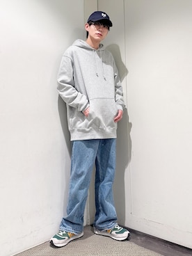 「JUNRED（ジュンレッド）のアイテム（パーカー）」を使った、omatsuさん（メンズ・169cm）の冬コーディネート