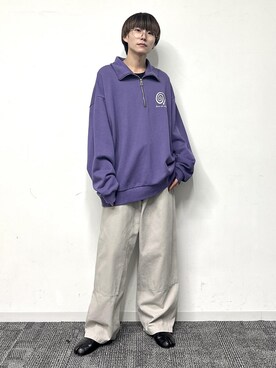 「re_k by JUNRED（レクバイジュンレッド）のアイテム（スウェット）」を使った、omatsuさん（メンズ・169cm）の秋コーディネート