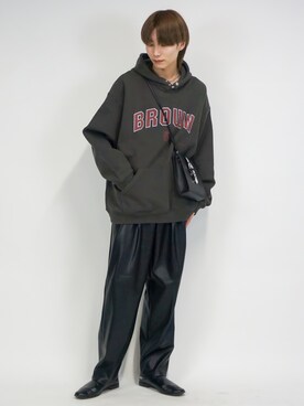 「JUNRED（ジュンレッド）のアイテム（バッグ）」を使った、omatsuさん（メンズ・169cm）の秋コーディネート