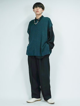 「re_k by JUNRED（レクバイジュンレッド）のアイテム（アクセサリー）」を使った、omatsuさん（メンズ・169cm）の春コーディネート
