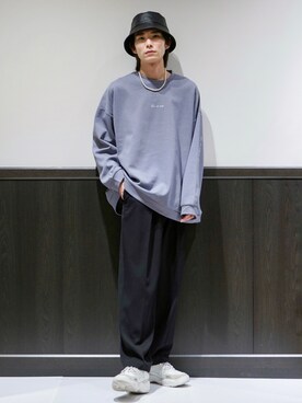 「JUNRED（ジュンレッド）のアイテム（帽子）」を使った、omatsuさん（メンズ・169cm）の冬コーディネート