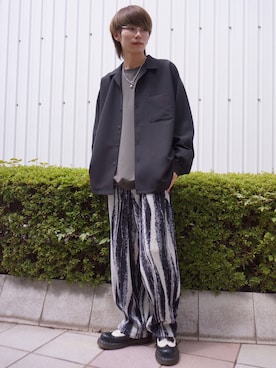 「JUNRED（ジュンレッド）のアイテム（スウェット）」を使った、omatsuさん（メンズ・169cm）の秋コーディネート
