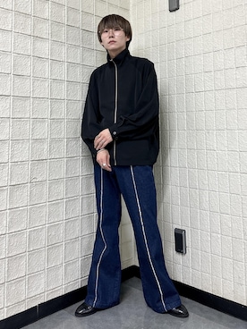 「JUNRED（ジュンレッド）のアイテム（ブルゾン）」を使った、omatsuさん（メンズ・169cm）の秋コーディネート