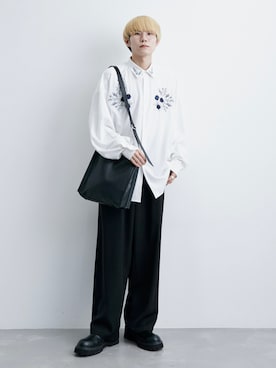 「JUNRED（ジュンレッド）のアイテム（ブーツ）」を使った、omatsuさん（メンズ・169cm）の冬コーディネート