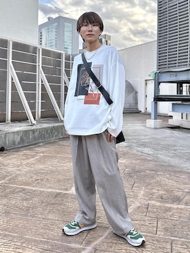 「JUNRED（ジュンレッド）のアイテム（バッグ）」を使った、omatsuさん（メンズ・169cm）の秋コーディネート
