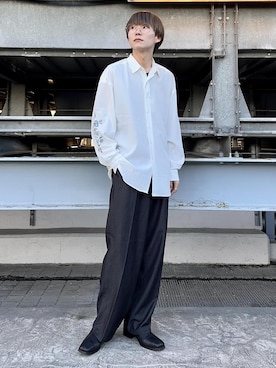 「JUNRED（ジュンレッド）のアイテム（ブーツ）」を使った、omatsuさん（メンズ・169cm）の秋コーディネート