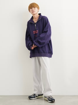 「re_k by JUNRED（レクバイジュンレッド）のアイテム（スウェット）」を使った、omatsuさん（メンズ・169cm）の秋コーディネート