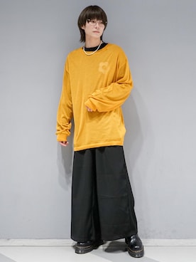 「re_k by JUNRED（レクバイジュンレッド）のアイテム（ニット/セーター）」を使った、omatsuさん（メンズ・169cm）の春コーディネート