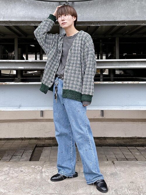 セール】マルチツイードルーズカーディガン（カーディガン/ボレロ