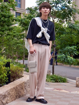 「BE@RBRICK（ベアブリック）のアイテム」を使った、omatsuさん（メンズ・169cm）の夏コーディネート