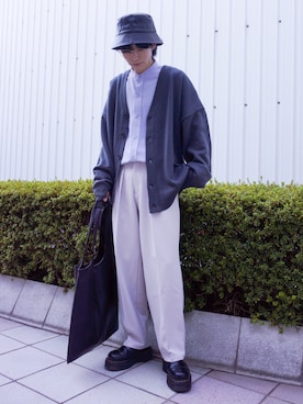 「JUNRED（ジュンレッド）のアイテム（バッグ）」を使った、omatsuさん（メンズ・169cm）の冬コーディネート