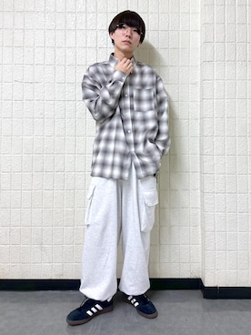 「re_k by JUNRED（レクバイジュンレッド）のアイテム（パンツ）」を使った、omatsuさん（メンズ・169cm）の冬コーディネート