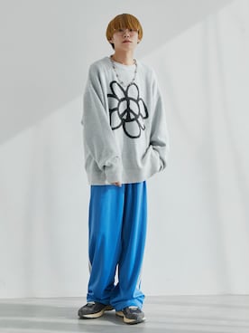 「re_k by JUNRED（レクバイジュンレッド）のアイテム（ニット/セーター）」を使った、omatsuさん（メンズ・169cm）の冬コーディネート