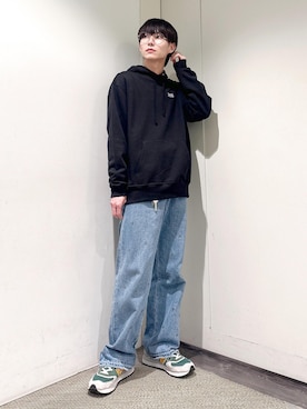 「JUNRED（ジュンレッド）のアイテム（パーカー）」を使った、omatsuさん（メンズ・169cm）の冬コーディネート