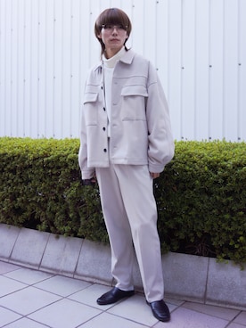 「JUNRED（ジュンレッド）のアイテム（スウェット）」を使った、omatsuさん（メンズ・169cm）の冬コーディネート