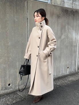 「レイカズン(Ray Cassin)」｜「アイテム（その他アウター）」を使った、kunchan1227さん（レディース・155cm）の秋コーディネート