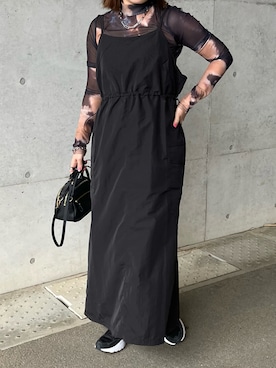 「sakishimatokyo（サキシマトーキョー）のアイテム（ワンピース/ドレス）」を使った、kunchan1227さん（レディース・155cm）の春コーディネート