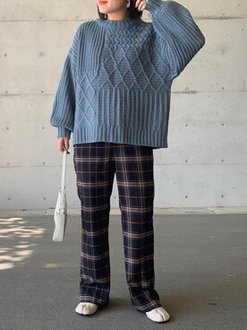 「rectangle_code」｜kunchan1227さん（レディース・155cm）の秋コーディネート