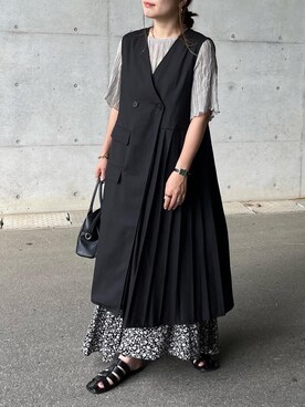 「a:mure（アミュール）のアイテム」を使った、kunchan1227さん（レディース・155cm）の夏コーディネート