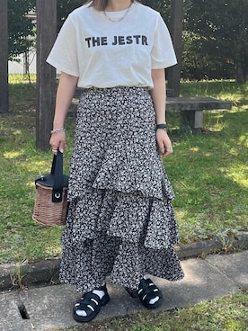 「Anss.me（アンスミー）のアイテム」を使った、kunchan1227さん（レディース・155cm）の春コーディネート