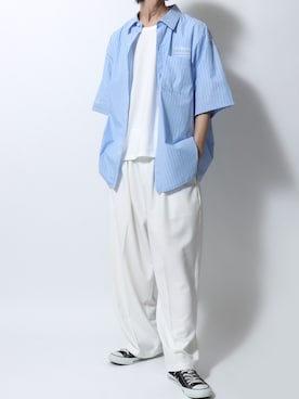 「Levi's（リーバイス）のアイテム」を使った、SITRYさん（メンズ・181cm）の夏コーディネート