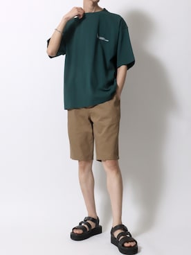 「Levi's（リーバイス）のアイテム」を使った、Kanoさん（メンズ・181cm）の夏コーディネート