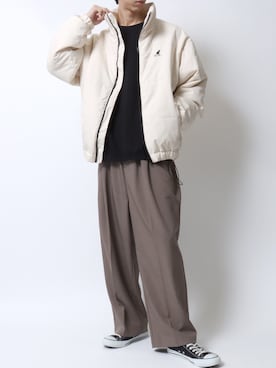 「アイテム（ダウンジャケット/コート）」を使った、SITRYさん（メンズ・181cm・20代）の冬コーディネート