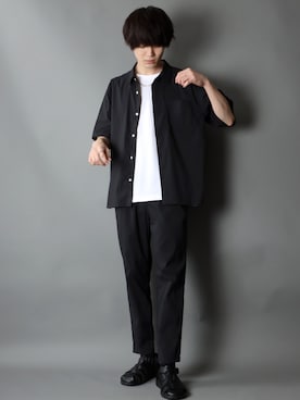 「SITRY（シトリー）のアイテム（セットアップ）」を使った、Kanoさん（メンズ・178cm）の夏コーディネート