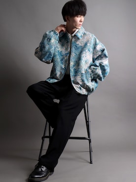 「SITRY（シトリー）のアイテム（ブルゾン）」を使った、Kanoさん（メンズ・178cm）の秋コーディネート