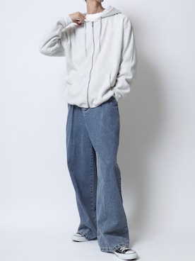 「アイテム（ベルト）」を使った、SITRYさん（メンズ・181cm）の秋コーディネート