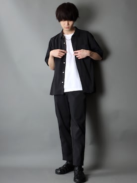 「SITRY（シトリー）のアイテム（セットアップ）」を使った、Kanoさん（メンズ・178cm）の夏コーディネート